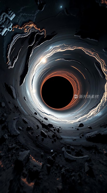 黑洞漩涡宇宙奥秘的视觉盛宴