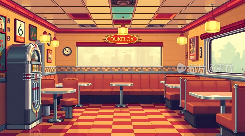 复古餐厅温馨氛围