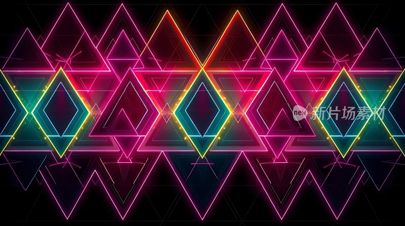 霓虹几何世界