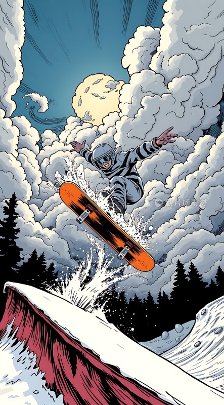 雪地飞跃极限挑战！