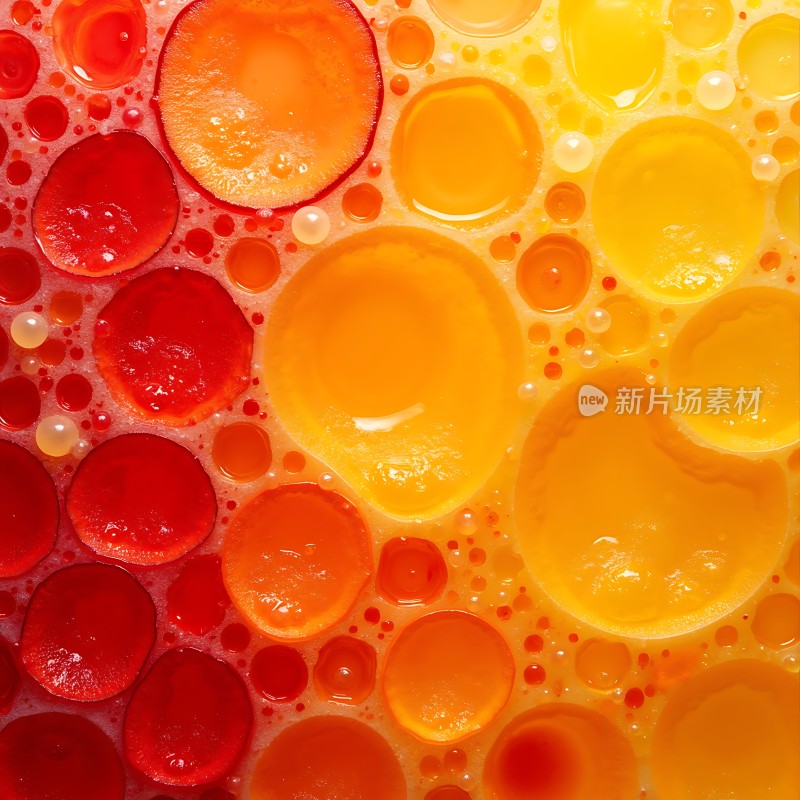 色彩斑斓的气泡世界