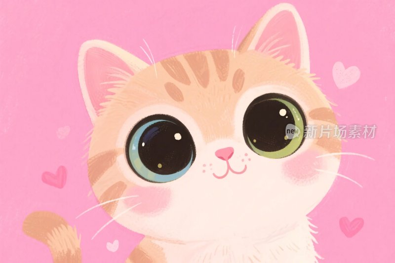 可爱猫咪插画