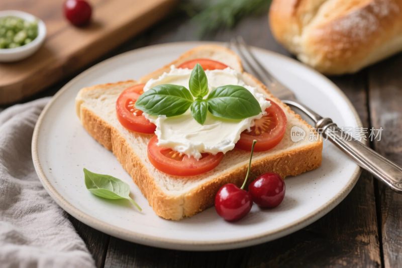 美味三明治美食摄影