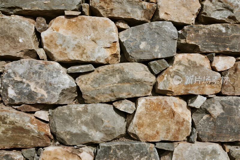 石墙石材纹理背景