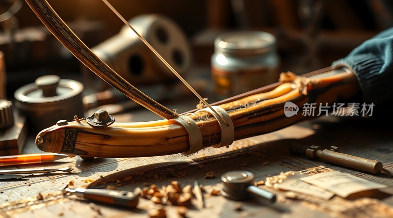 弓箭制作现场