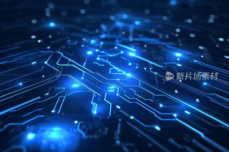 科技感电路板背景图
