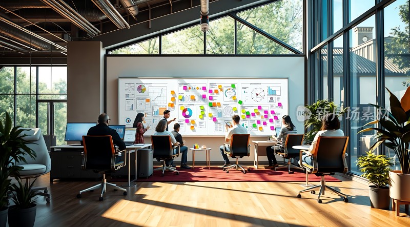 高效办公环境团队协作会议