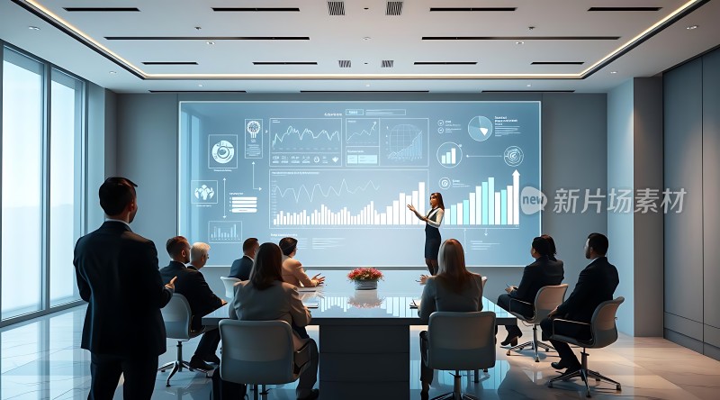 商务会议数据分析报告展示