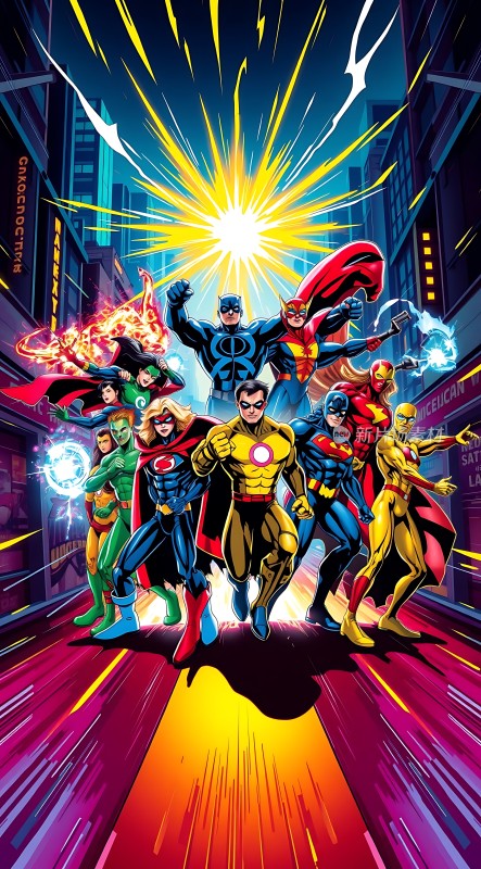 超级英雄集结城市守护者出击！