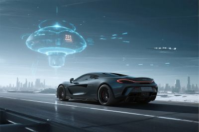 未来科幻跑车场景 未来科幻跑车场景