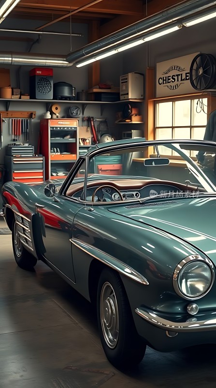 车库里的经典敞篷车