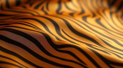 虎纹布料细节特写 虎纹布料细节特写