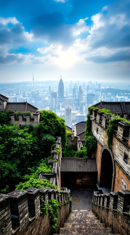 古墙新景现代与历史交融