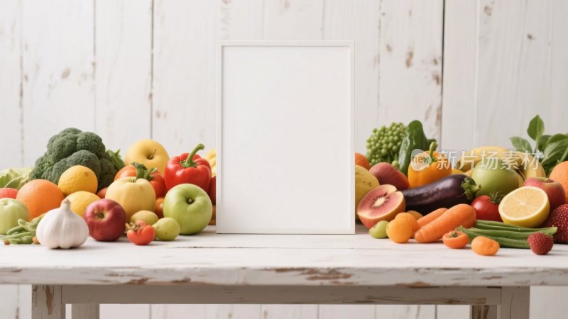 新鲜蔬果陈列图