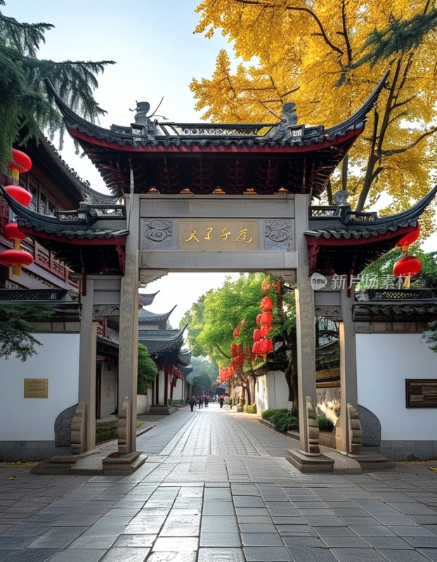 夫子庙牌坊景致