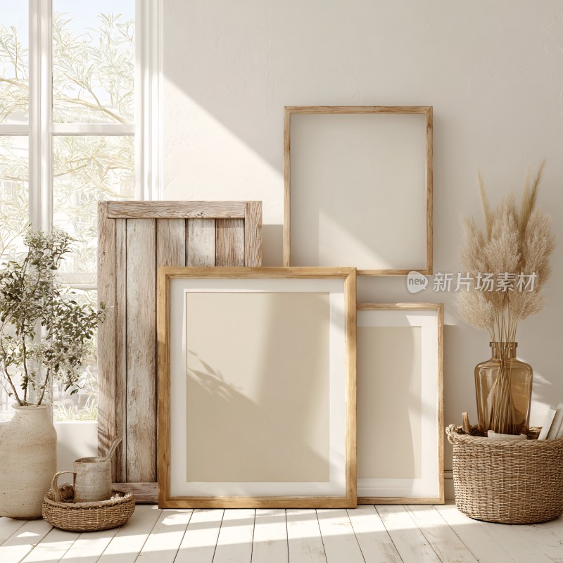 室内简约相框装饰场景