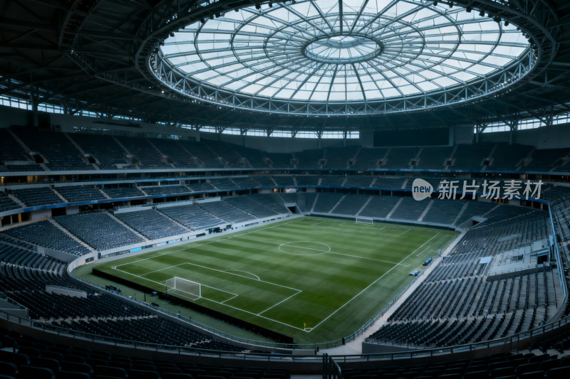 现代足球场全景视觉呈现