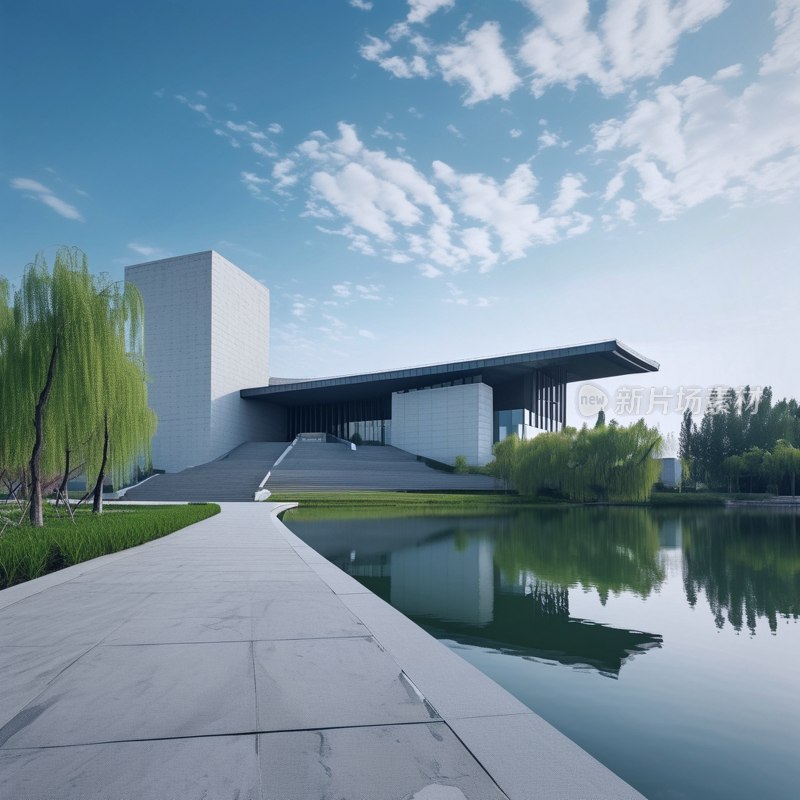 青州博物馆夏日景致