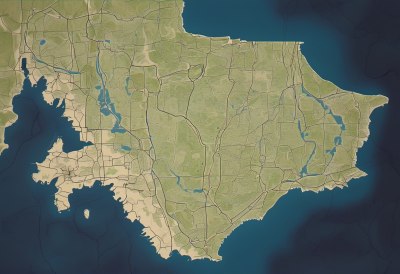 伊利诺伊州洛克岛轮廓图