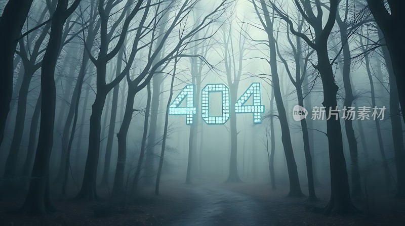 迷雾森林中的404错误页面