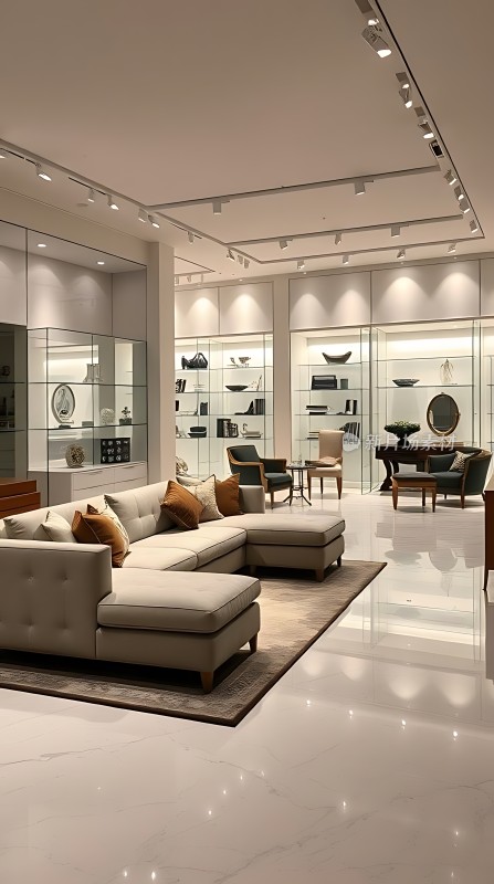 现代家居展示简约风格客厅