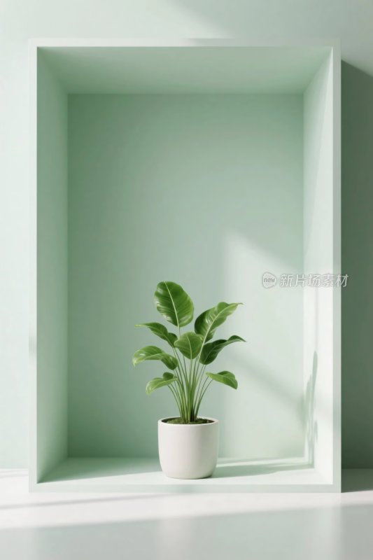 简约绿植空间陈列