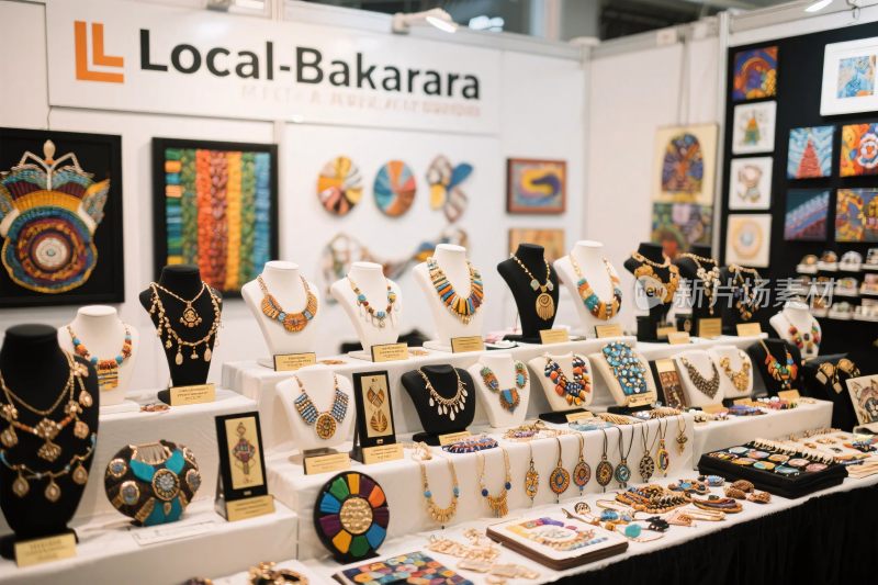 手工艺品展览摊位