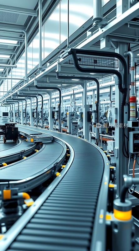 现代工厂生产线
