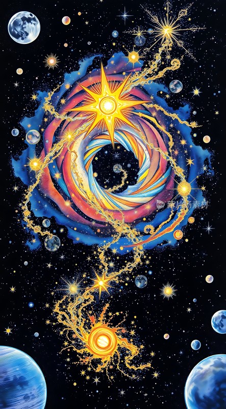 宇宙奇观星云、行星与恒星