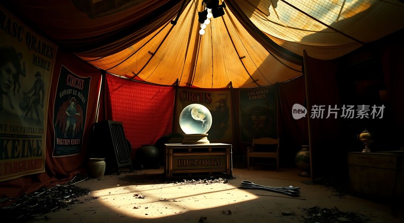 新片场素材 神秘水晶球