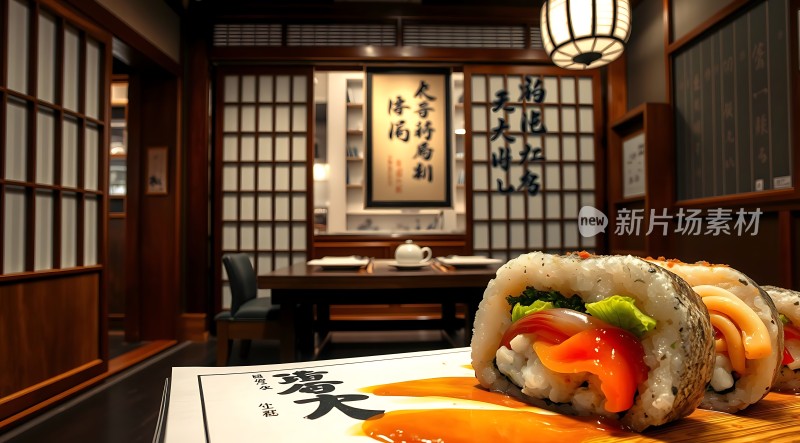 新片场素材 精美寿司
