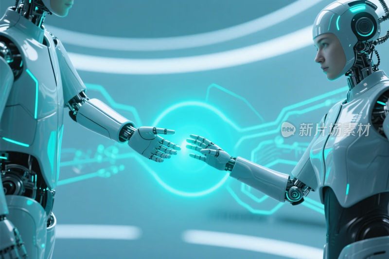 未来科技机器人互动