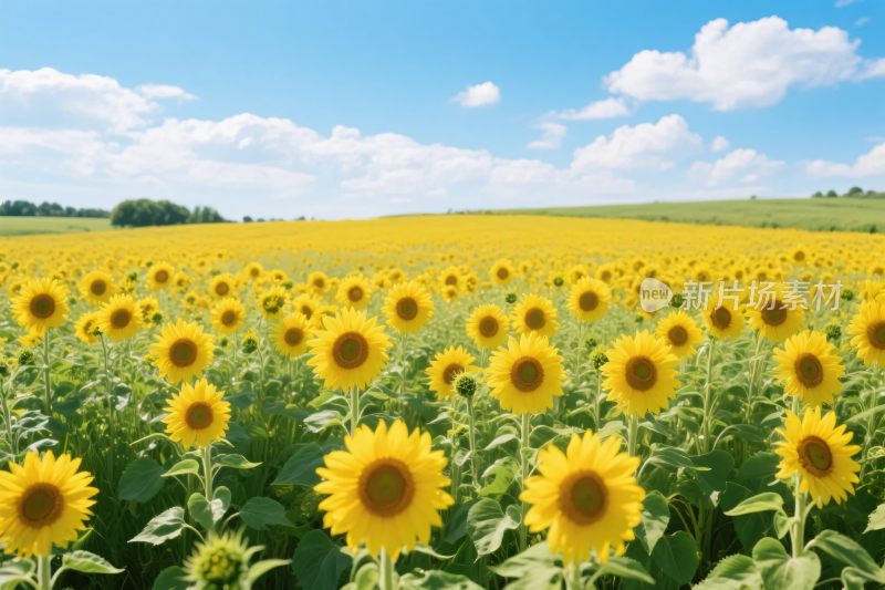 向日葵花田风景