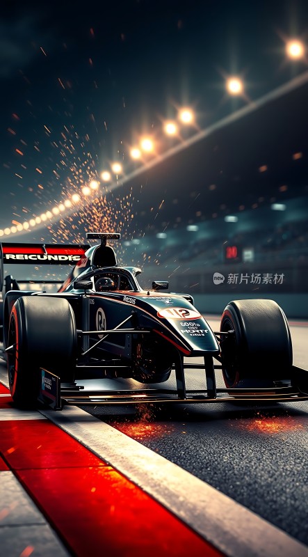 赛道飞驰赛车激情竞速