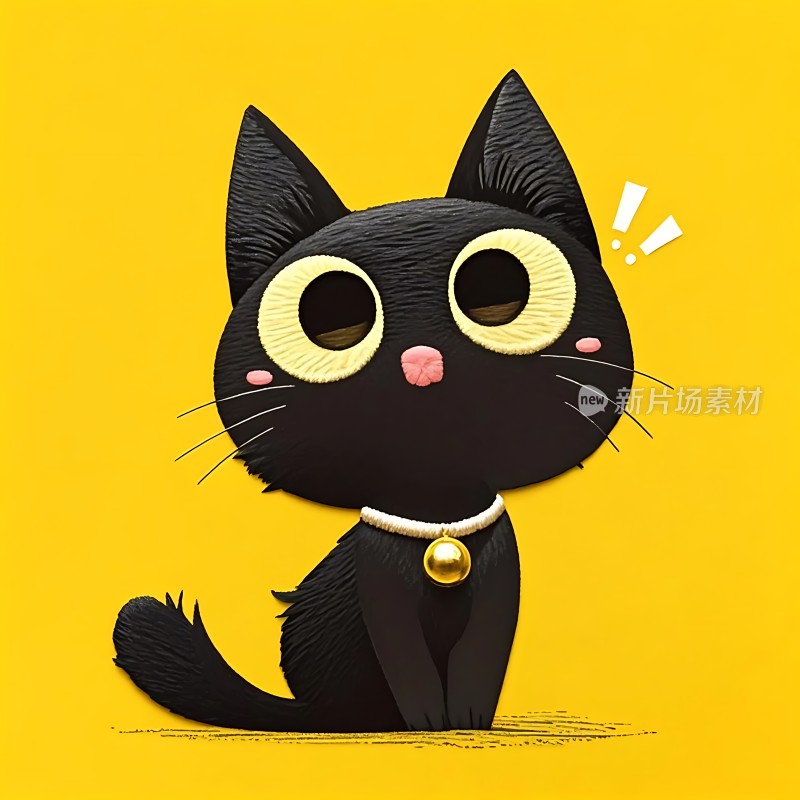 黑猫铃铛大眼睛