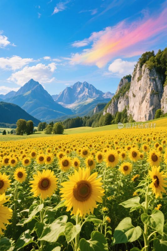 田园向日葵风景