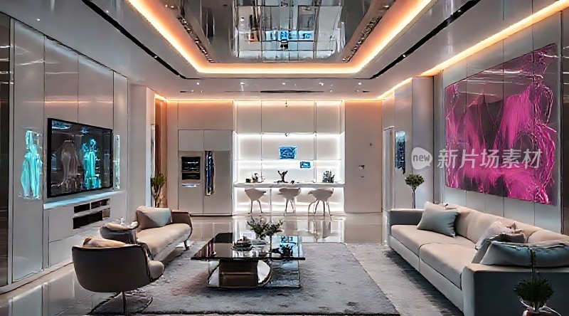 现代家居设计简约时尚科技感十足