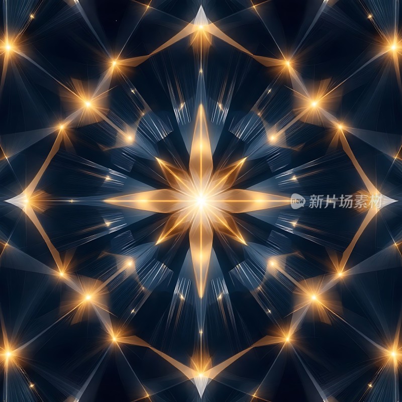 璀璨星芒闪耀夜空