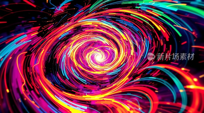 彩色漩涡
