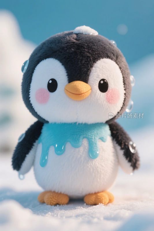 可爱企鹅玩偶