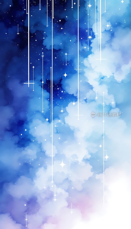 星空下的梦幻云海