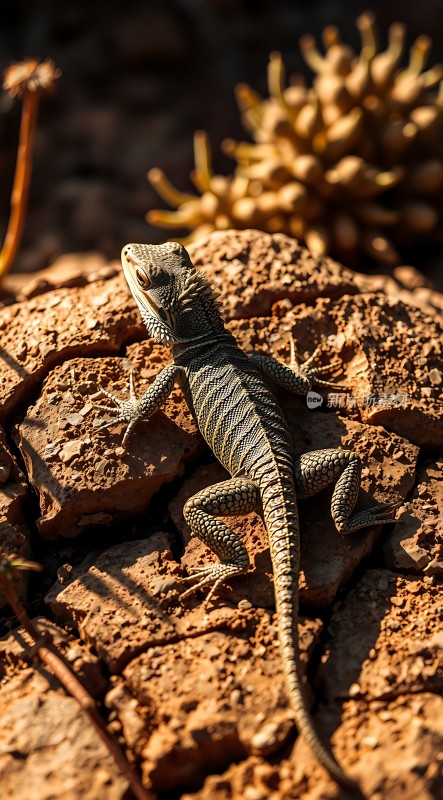 阳光下的蜥蜴