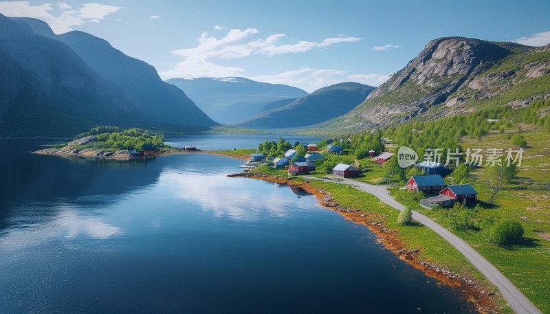 春日山区逆光美景