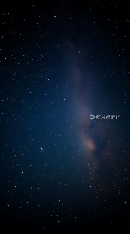 璀璨星空下的神秘星云