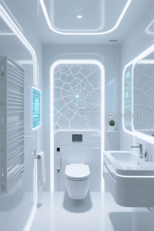 未来感现代化卫生间