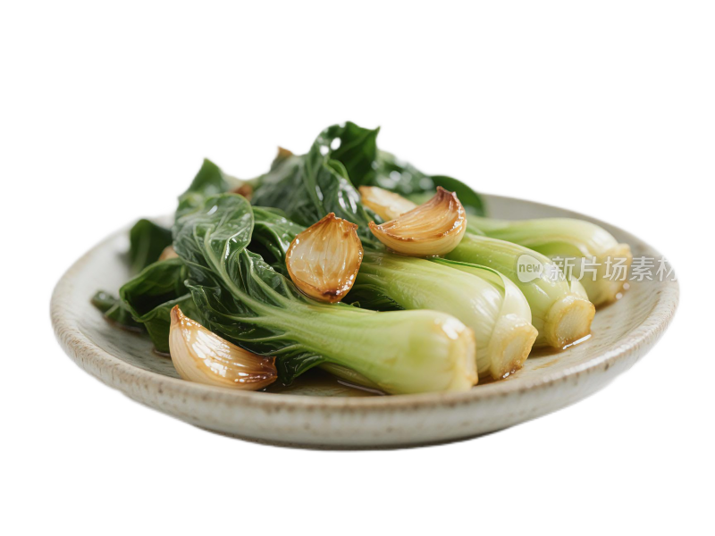 炒青菜免抠素材