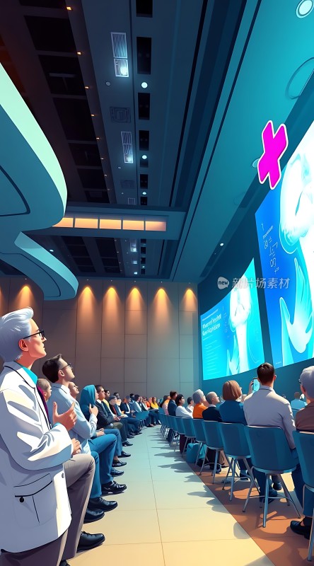 医学会议现场专家讲解引人入胜