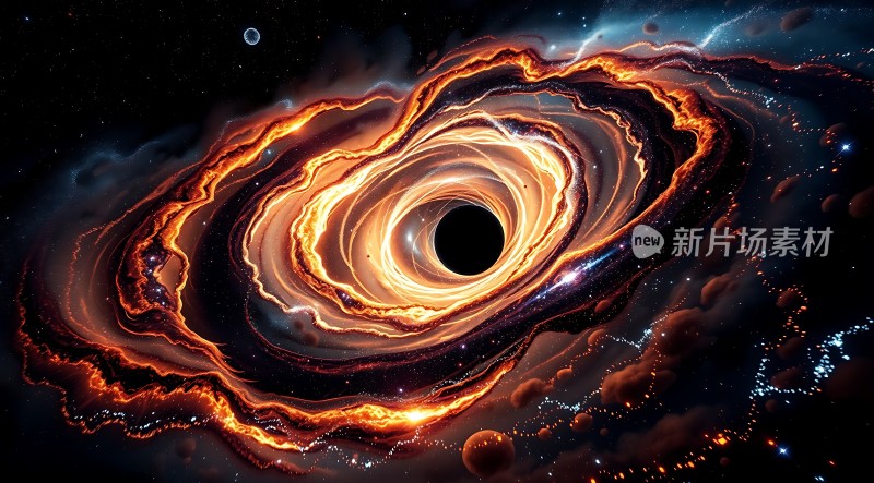 宇宙黑洞漩涡奇观