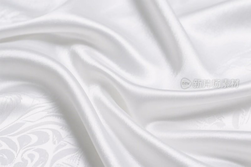 白色丝质布料