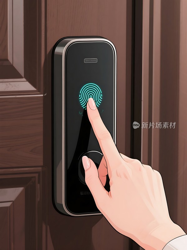 智能指纹锁安全便捷生活
